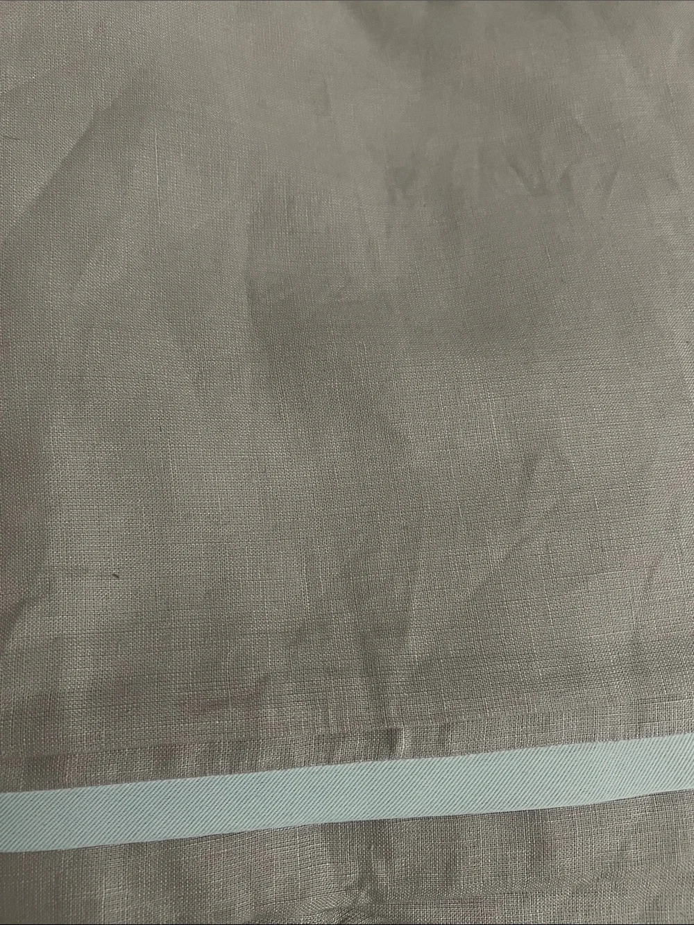 Quince European linen blackout curtain panel- blush- 48x108